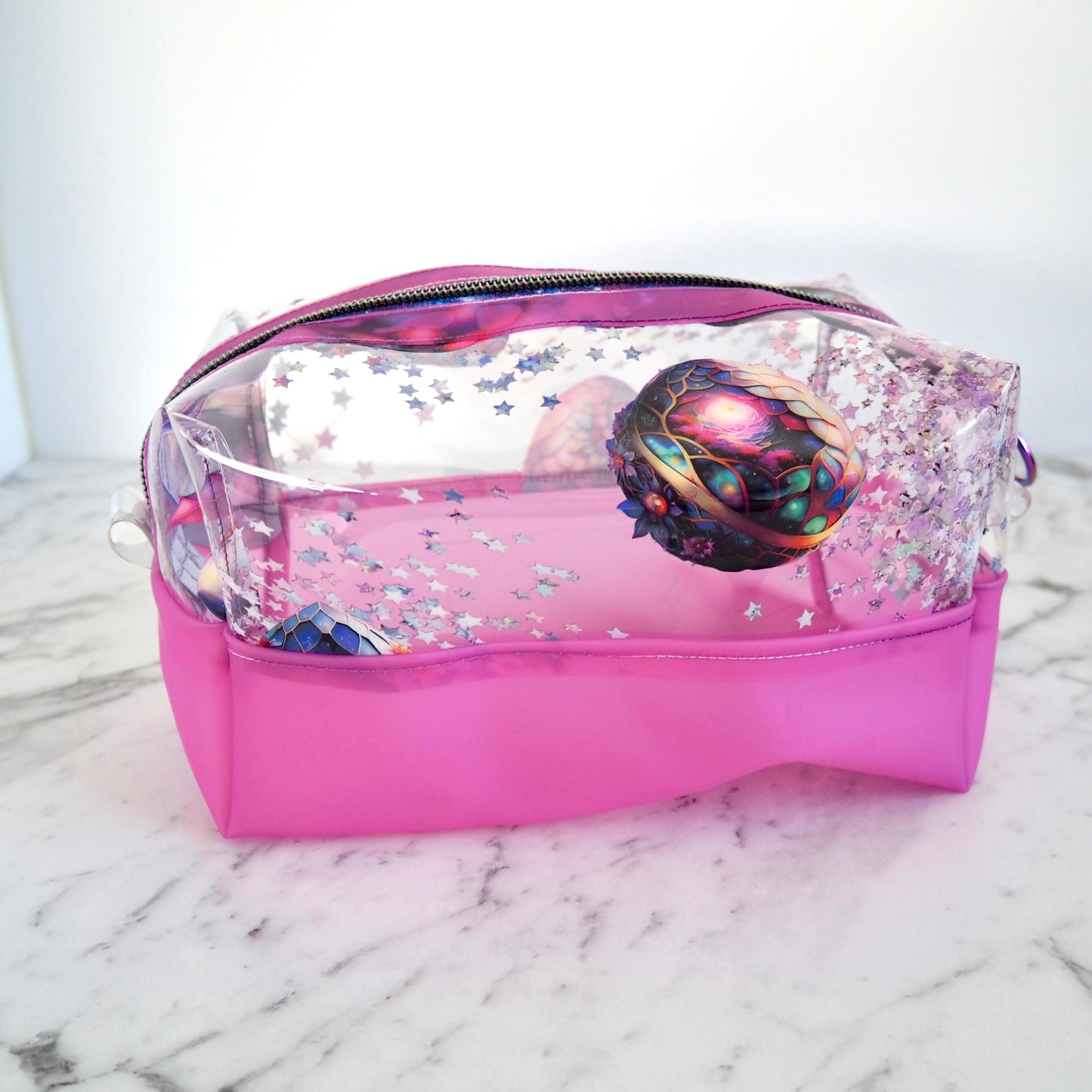 Two toned boxy bag